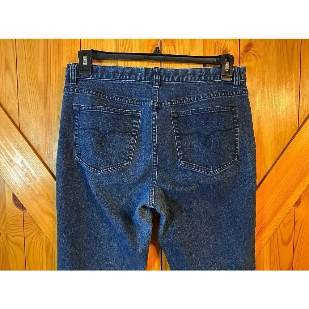 Vintage Lauren Ralph Lauren Straight Leg Dark Wash Jeans Size 12 (8838) Read